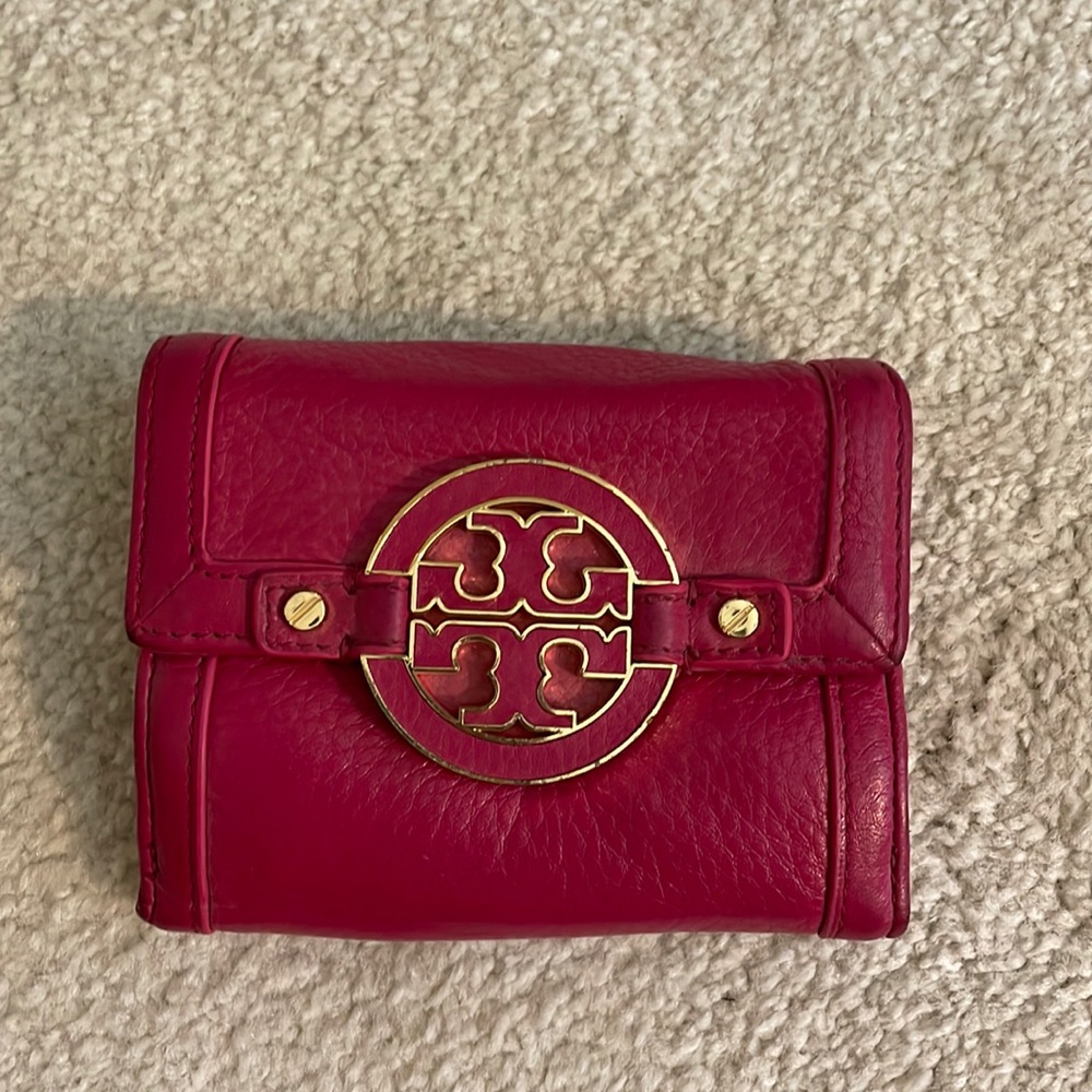 Tory Burch pink wallet